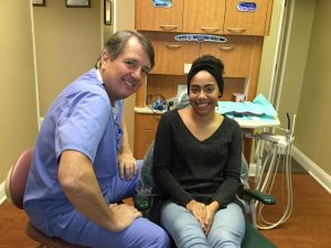 Dr. Dickerhoff and smiling patient
