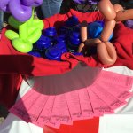 Partners in Education event, pamphlets on a table