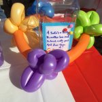 Partners in Education event , plastic jar on a table