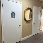 Door to the restroom.