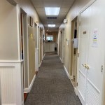 Hallway leading to the waiting room.