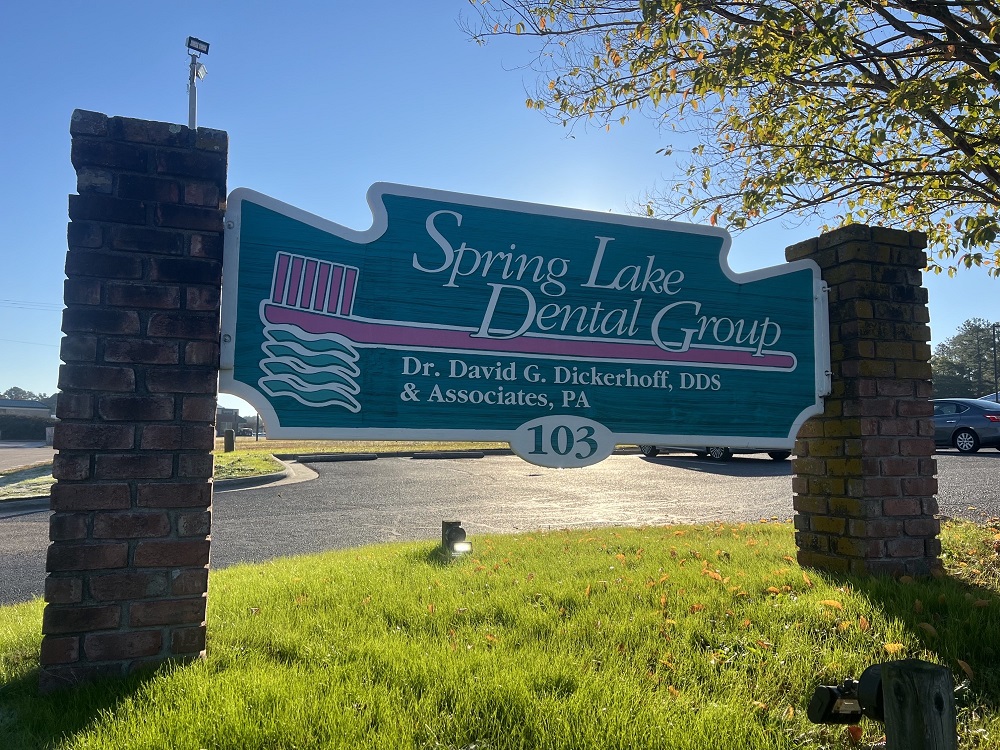 Large office sign for {PRACTICE_NAME}