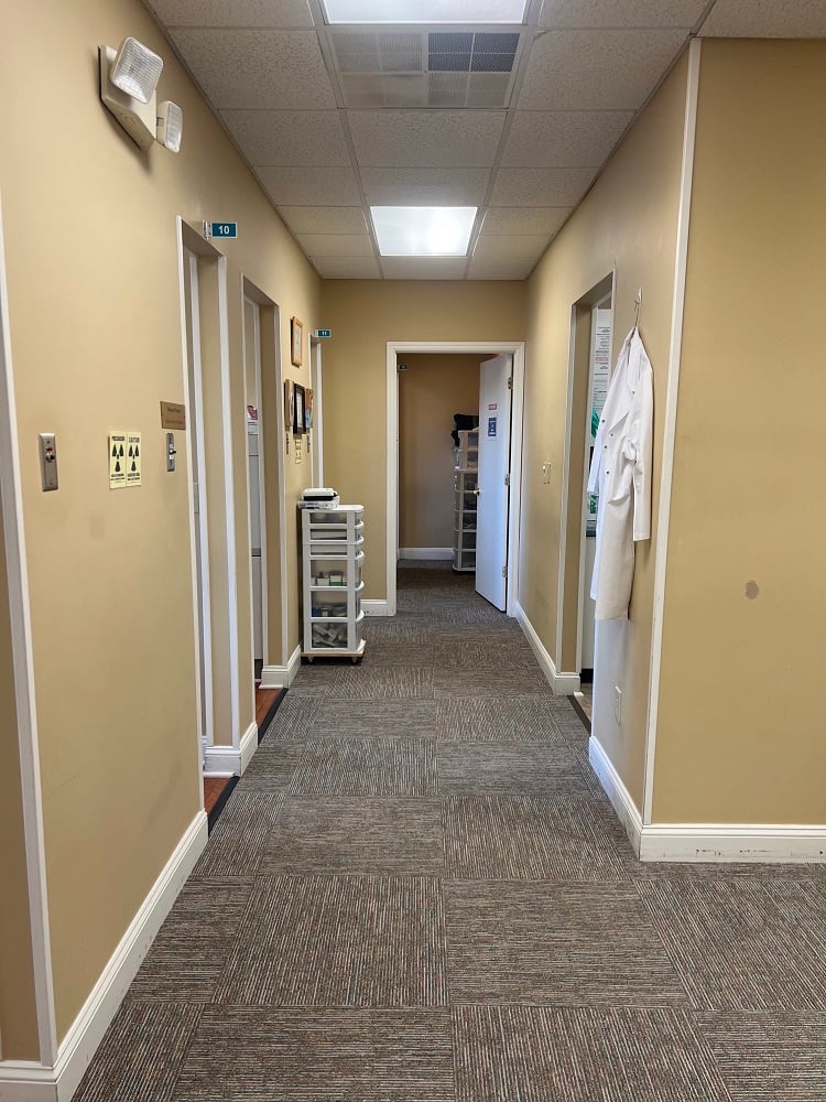 Back hallway.