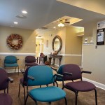 Chairs in the waiting room.